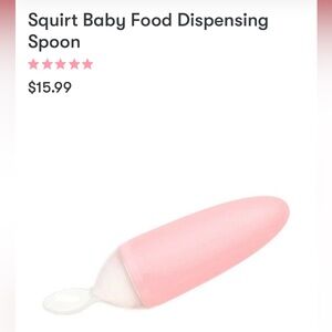 3/$20 Purple Baby Feeding Boon SQUIRT Spoon